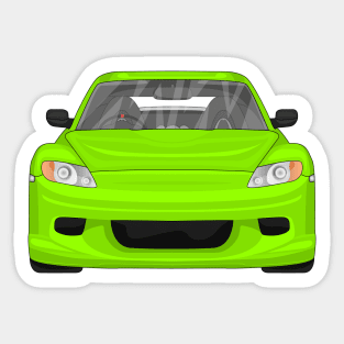 RX8 LIME Sticker